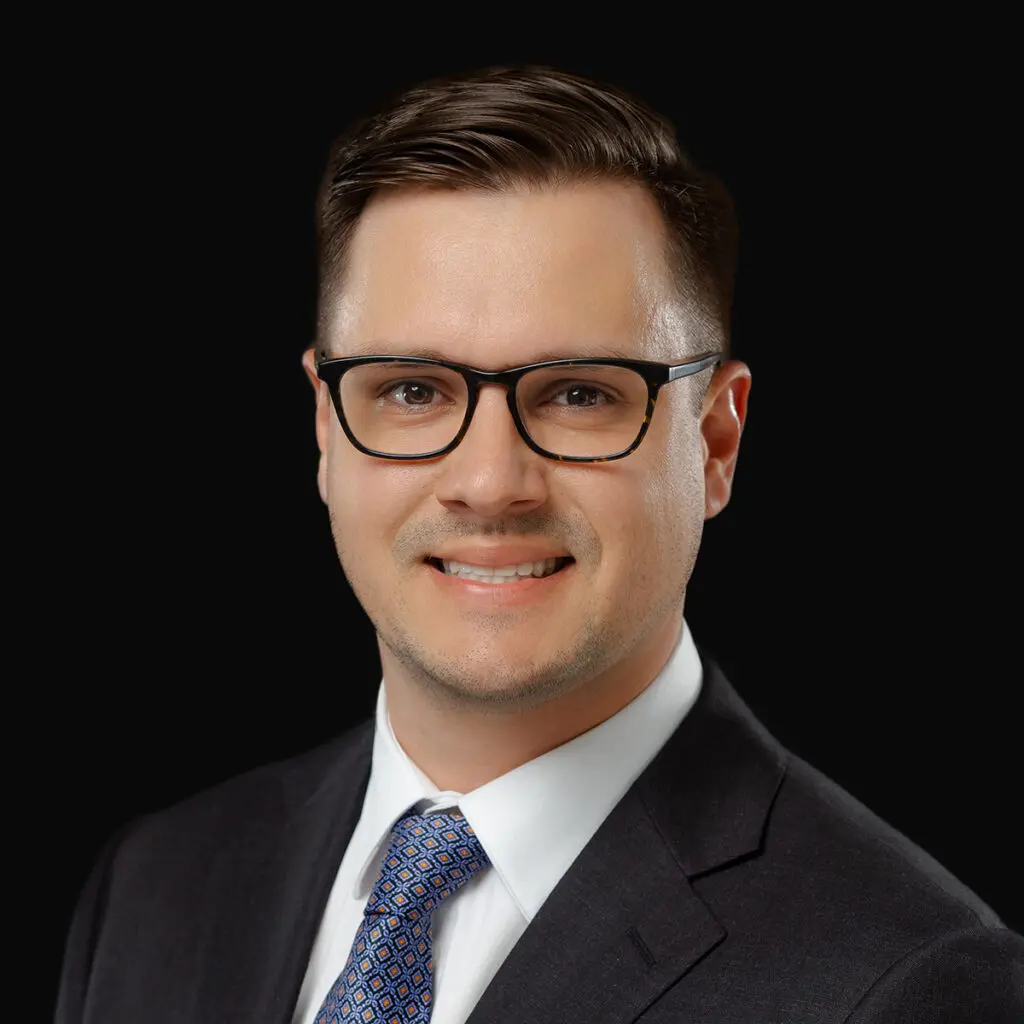 Professional headshot of Dr. Blake Hale, podiatrist at Iowa Ortho in Des Moines, IA