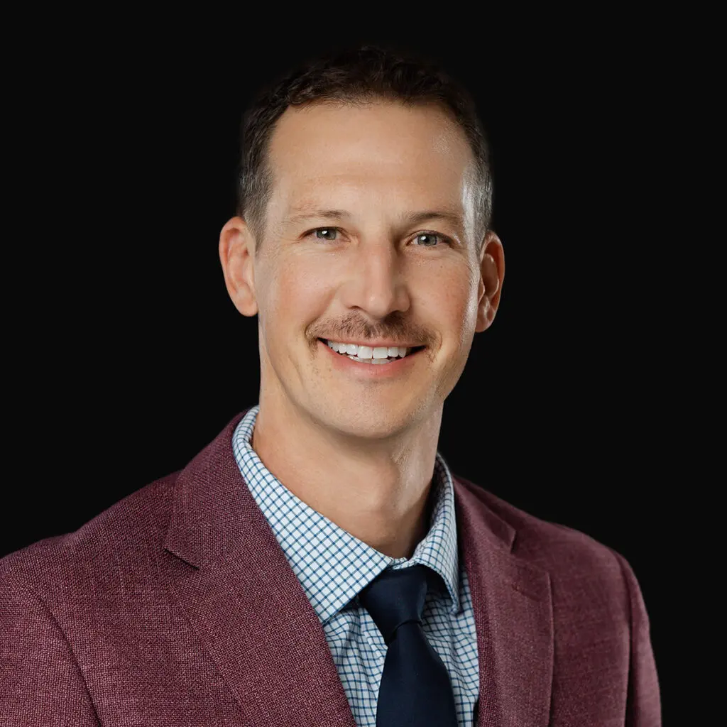 Professional headshot of Dr. Chris Vincent, orthopedic surgeon at Iowa Ortho in Des Moines, IA