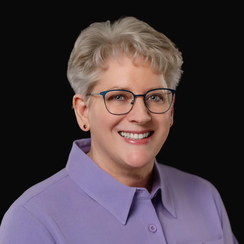 Professional headshot of occupational therapist, Janet Lebsack