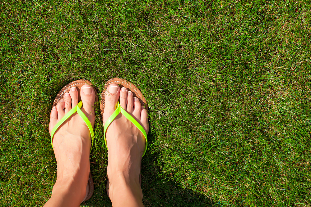 flip flops don't provide adequate support to your feet and can contribute to a number of foot and ankle conditions