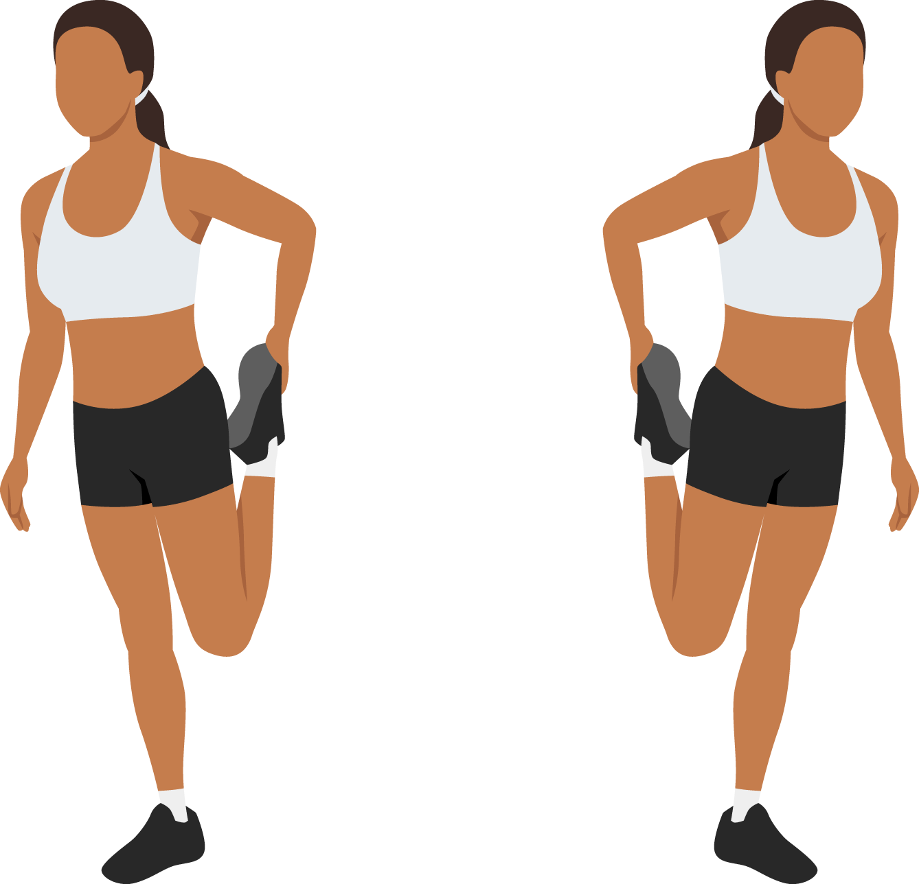 Standing Quad Stretch Example